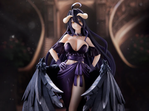 [USED] Overlord IV - AMP+ Albedo Black Dress Ver. - PVC Figure