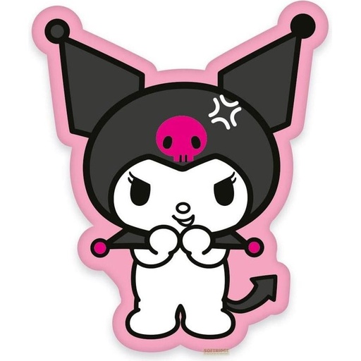 Kuromi - Smiling Head Pillow - 36cm